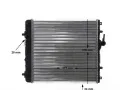 MAHLE Chladi vody MAO CR 837 001S, CR 837 001S