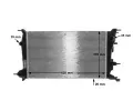 MAHLE Chladi vody MAO CR 840 000S, CR 840 000S