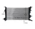 MAHLE Chladi vody MAO CR 840 001S, CR 840 001S
