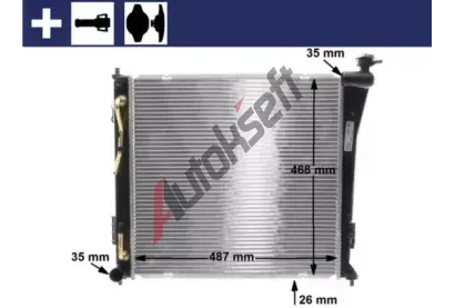 MAHLE Chladi vody MAO CR 847 000S, CR 847 000S