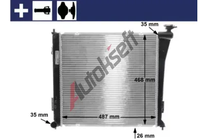 MAHLE Chladi vody MAO CR 848 000S, CR 848 000S