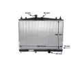 MAHLE Chladi vody MAO CR 856 000S, CR 856 000S