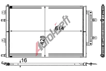 MAHLE Chladi vody MAO CR 868 000P, CR 868 000P