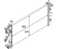 MAHLE Chladi vody MAO CR 881 000P, CR 881 000P