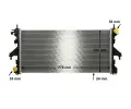 MAHLE Chladi vody MAO CR 881 000P, CR 881 000P