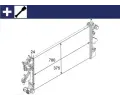 MAHLE Chladi vody ‐ MAO CR 881 000S