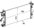 MAHLE Chladi vody MAO CR 887 000P, CR 887 000P