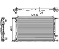 MAHLE Chladi vody MAO CR 905 000P, CR 905 000P