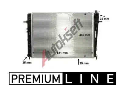 MAHLE Chladi vody MAO CR 909 000P, CR 909 000P