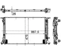 MAHLE Chladi vody MAO CR 910 000P, CR 910 000P