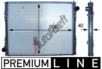 MAHLE Chladi vody MAO CR 916 000P, CR 916 000P