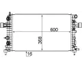 MAHLE Chladi vody MAO CR 918 000S, CR 918 000S