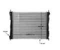 MAHLE Chladi vody MAO CR 921 000S, CR 921 000S