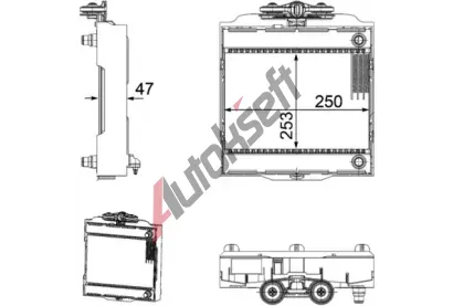 MAHLE Chladi vody MAO CR 923 000P, CR 923 000P