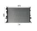 MAHLE Chladič vody MAO CR 952 000P, CR 952 000P