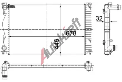 MAHLE Chladi vody MAO CR 977 000S, CR 977 000S