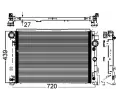 MAHLE Chladi vody MAO CR 988 000P, CR 988 000P