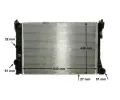 MAHLE Chladi vody MAO CR 988 000P, CR 988 000P