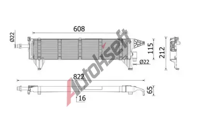 MAHLE Chladi hnac baterie MAO CRE 1 000P, CRE 1 000P