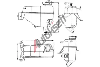 MAHLE Vyrovnvac ndoba chladic kapaliny MAO CRT 121 000S, CRT 121 000S