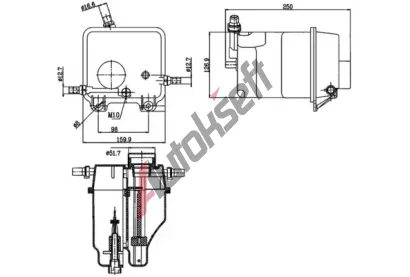 MAHLE Vyrovnvac ndoba chladic kapaliny MAO CRT 125 000S, CRT 125 000S