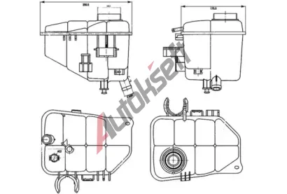 MAHLE Vyrovnvac ndoba chladic kapaliny MAO CRT 126 000S, CRT 126 000S