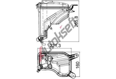 MAHLE Vyrovnvac ndoba chladic kapaliny MAO CRT 207 000S, CRT 207 000S