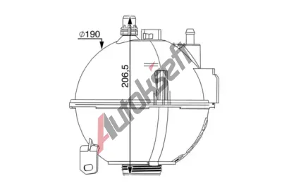 MAHLE Vyrovnvac ndoba chladic kapaliny MAO CRT 210 000S, CRT 210 000S