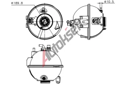 MAHLE Vyrovn�vac� n�doba chladic� kapaliny MAO CRT 223 000S, CRT 223 000S