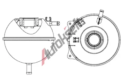 MAHLE Vyrovnvac ndoba chladic kapaliny MAO CRT 23 000S, CRT 23 000S