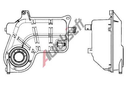 MAHLE Vyrovnvac ndoba chladic kapaliny MAO CRT 25 000S, CRT 25 000S