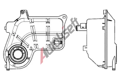 MAHLE Vyrovnvac ndoba chladic kapaliny MAO CRT 26 000S, CRT 26 000S