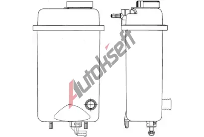 MAHLE Vyrovnvac ndoba chladic kapaliny MAO CRT 52 000S, CRT 52 000S