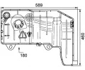 MAHLE Vyrovnvac ndoba chladic kapaliny MAO CRT 55 000P, CRT 55 000P