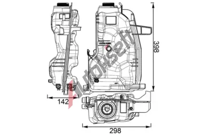 MAHLE Vyrovnvac ndoba chladic kapaliny MAO CRT 76 000S, CRT 76 000S