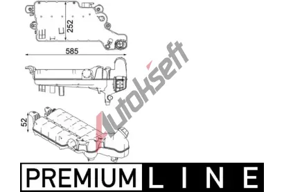 MAHLE Vyrovn�vac� n�doba chladic� kapaliny MAO CRT 99 000P, CRT 99 000P