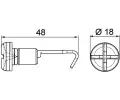 MAHLE roub uzvru chladie MAO CRX 49 000P, CRX 49 000P