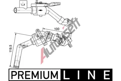 MAHLE Termostat MAO CV 8 000P, CV 8 000P