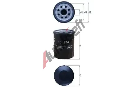 MAHLE Hydraulick filtr automatick pevodovky MAO HC 174, HC 174