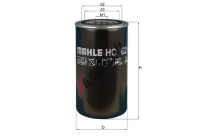 MAHLE Hydraulický filtr automatické převodovky MAO HC 62, HC 62 MAHLE Hydraulický filtr automatické převodovky MAO HC 62, HC 62