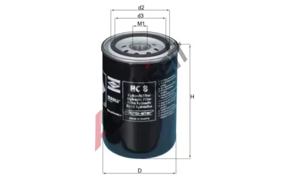 MAHLE Filtr pracovn hydrauliky MAO HC 8, HC 8
