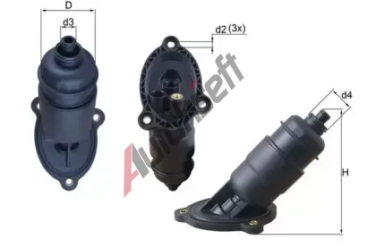 MAHLE Hydraulick filtr automatick pevodovky MAO HX 155, HX 155