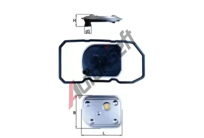 MAHLE Hydraulick filtr automatick pevodovky MAO HX 158D, HX 158D