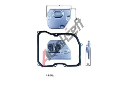 MAHLE Hydraulick filtr automatick pevodovky MAO HX 169KIT, HX 169KIT