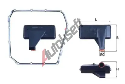 MAHLE Hydraulick filtr automatick pevodovky MAO HX 185D, HX 185D
