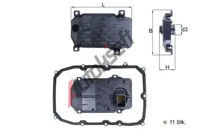 MAHLE Hydraulick filtr automatick pevodovky MAO HX 187KIT, HX 187KIT