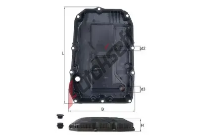 MAHLE Olejov vana automatick pevodovky MAO HX 196 KIT, HX 196 KIT