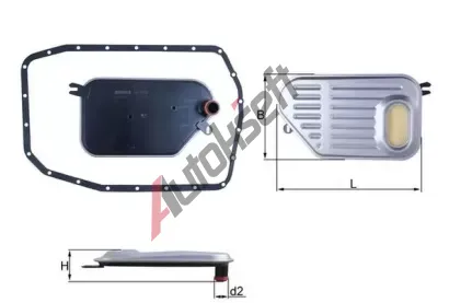 MAHLE Hydraulick filtr automatick pevodovky MAO HX 239D, HX 239D