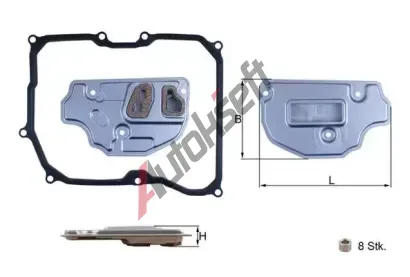 MAHLE Hydraulick filtr automatick pevodovky MAO HX 256D, HX 256D