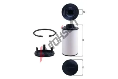 MAHLE Hydraulick filtr automatick pevodovky MAO HX 286 KIT, HX 286 KIT